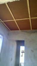 Hardboard for the ceiling