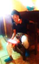 Patient Following BridgePi Health Talk on Tablett