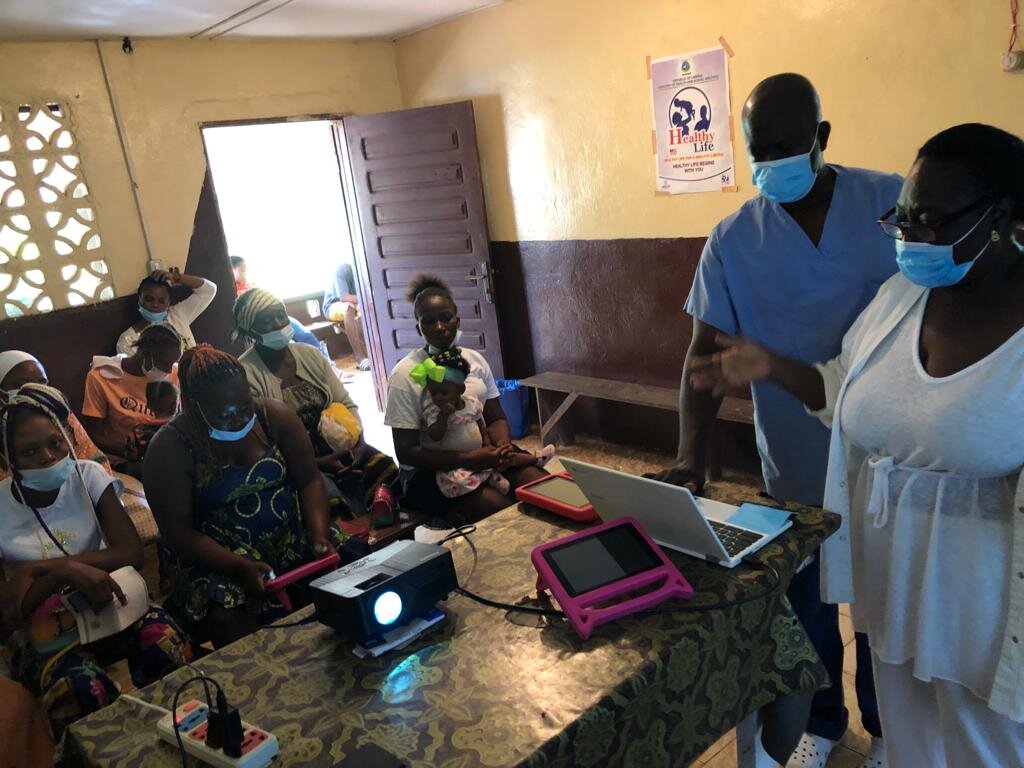 BridgePi Team in Action during Health Talks