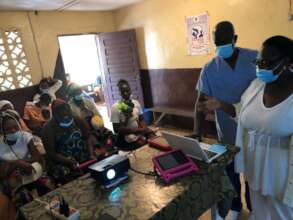 BridgePi Team in Action during Health Talks