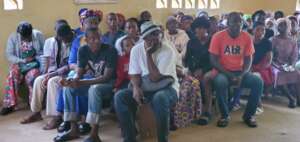 Patients Waiting To Have Eyes checked for glasses