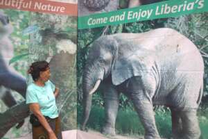 Sis. Bisi  Visit Wildlife Sanctuary in  Liberia