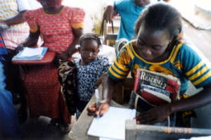 Student in Literacy Program