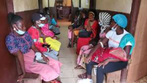 Typical Post and Pre-natal Clinic in Progress