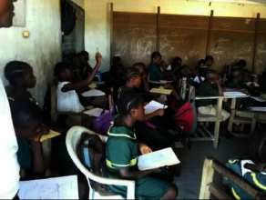 Students Participating in Health Manual Workshop