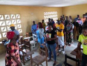 Section of the audience at our Literacy Closing