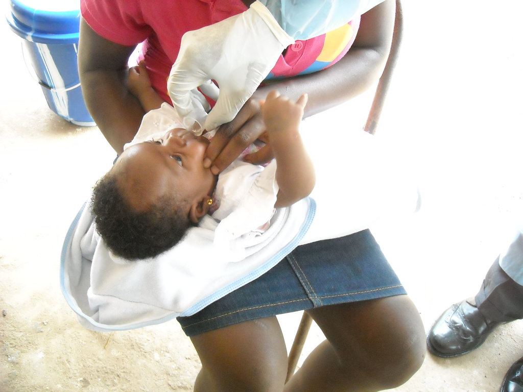 Baby with Malaria