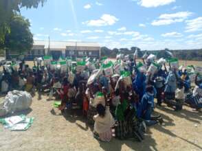 Mosquito net donation - Mulobezi District