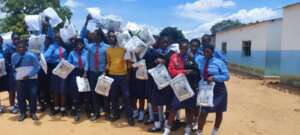 Distribution of mosquito nets