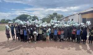 Mosquito nets for school children