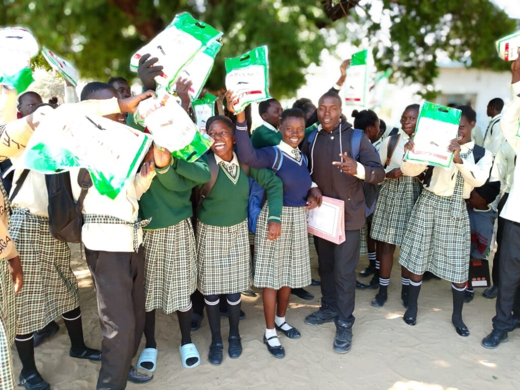 Distribution of mosquito nets - Mulobezi