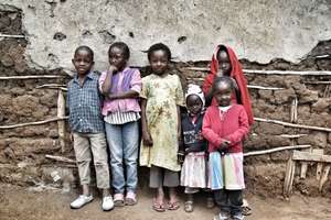 Children in Kiambiu