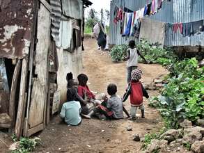 Children Playing in Kiambiu