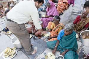 food sponsorship to poor elderly people