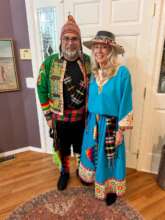 Alejandro and Sandy as Tinkus