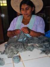 Fashioning wool the traditional way