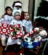 Our director Alejandro enjoying his Santa role