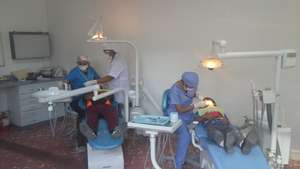 Geovanna & Dr. Apata treating boys in detox home