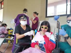 High school beneficiary receiving SDF