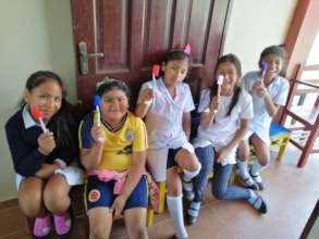 Maria del Rosario School beneficiaries