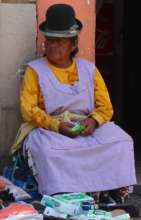 Vivid image from Bolivian market