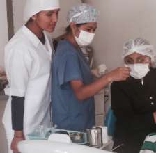 Shirley who helps at our clinic