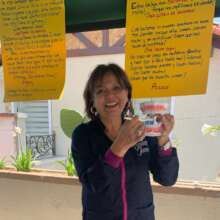 Amanda (Beba) sharing joy in Bolivia