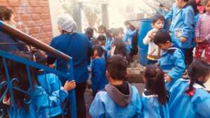 New toothbrushes for students