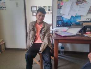 Wilson at Smiles Forever office