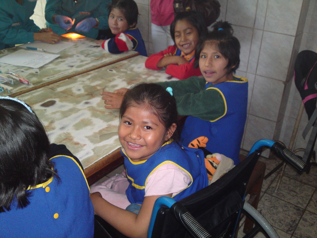 Smiling Madre de Dios Shelter children