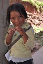 Beautiful Bolivian girl.