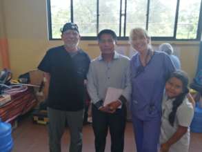 Visit of Principal C. Aroja from Heroes del Chaco