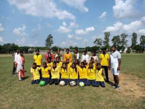 IMB participants at the sports camp