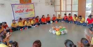 IMB participants at the sports camp