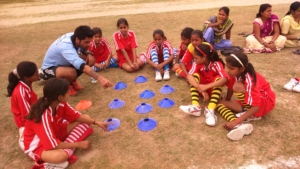 Sports camp organised by Nari Nidhi