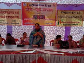 Stakeholders on National Girls Child Day in UP