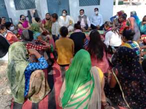 Young women in Gramonnati Sansthan in Mahoba