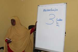 Adeso staff train women in political inclusion