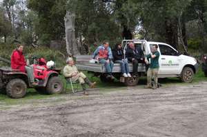 Taking a break from planting 120,000 trees