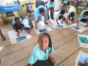 St. Peter students reflect on coral bleaching.