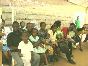 Health Camp patients waiting area