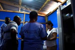 Ebola Treatment Unit, Bong County, Liberia