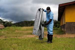 Ebola Treatment Unit, Bong County, Liberia