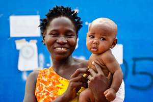 Korto and baby Josephine