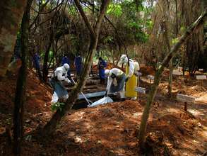 Ebola Treatment Center burial area