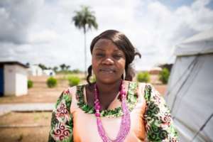 Mariatu helps other survivors cope with their pain