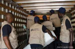 Logistical teams preparing for deployment