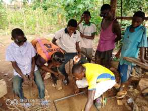 Children at Welding workshop