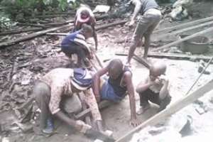 Workshop time at the orphanage, everybody works