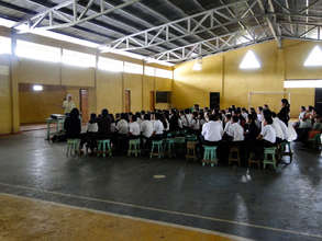 First step is a presentation at the school